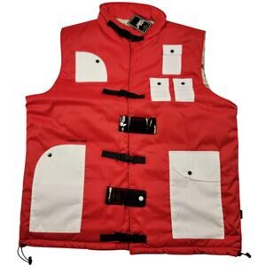 The Hideout Clothing THC x YK Osiris Vest Men’s 3XL Red White NWT Limited